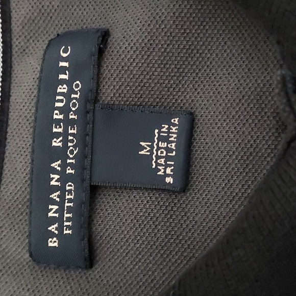 Banana Republic black polo shirt - Picture 3 of 6